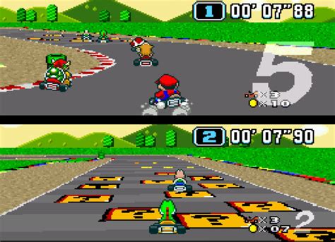 snesfun jogar mario kart